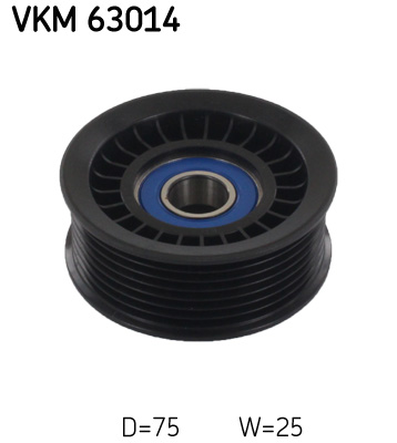 Vratná/vodiaca kladka rebrovaného klinového remeňa SKF